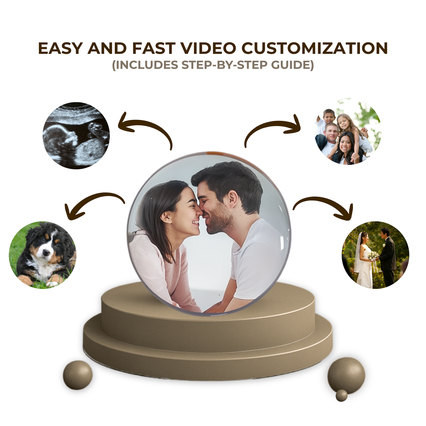 MemoOrb™ Personalized Video Christmas Ornament